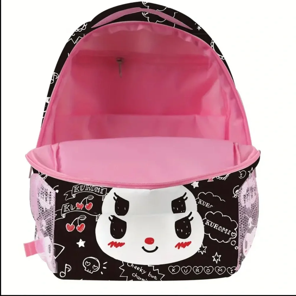 🆕 Hello Kitty Sanrio Heimei Kuromi Authorized Cartoon Backpack - Black Beauty